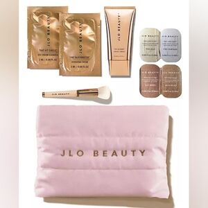 New Jennifer Lopez Jlo Beauty Skincare Gift Set W Moisturizer Brush 6 Piece